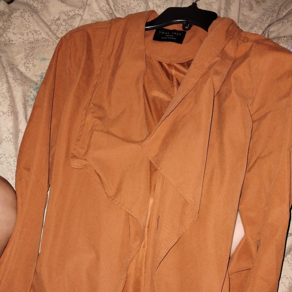 Orange Soft Thin Coat - image 1